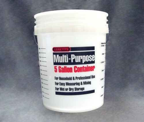 5 Gal Graduated Plastic Bucket