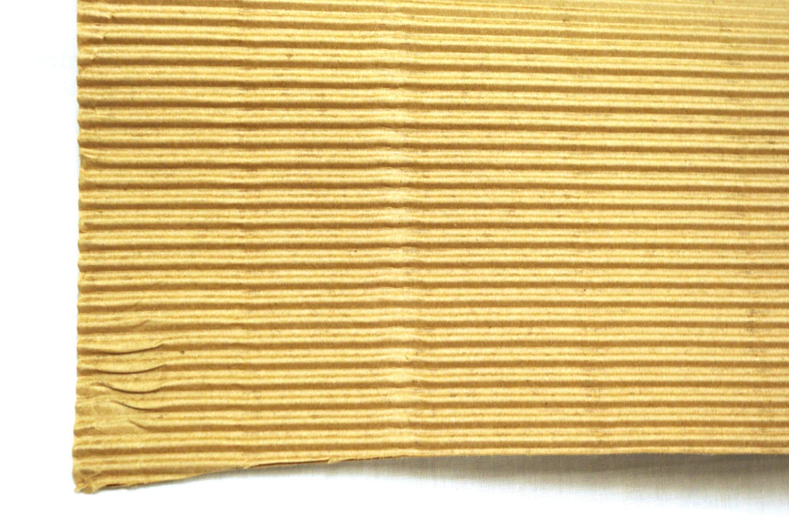 4″ x 250′ B Flute Cardboard Roll (Unrolled)