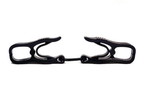 Black Safety Glove Clips