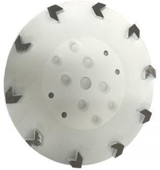 10 Arrow-Segment Diamond Grinding Plate (Medium Bond)