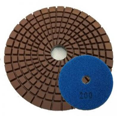 4″ Hand-Held Resin Polishing Pad (Natural Color)