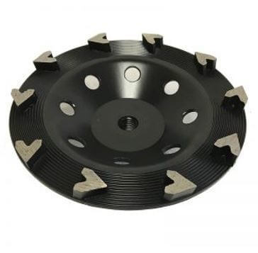 7" Arrow-Seg Cup Wheel for Grinding (Eco Black)