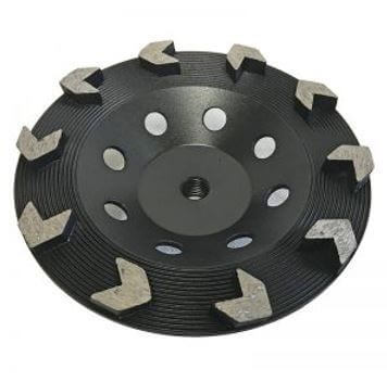 7″ Arrow-Seg Cup Wheel for Grinding (Premium Black)