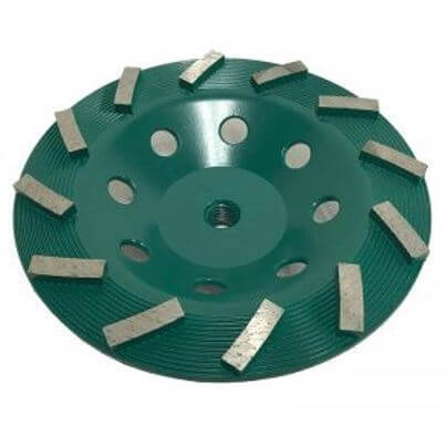 7" Spiral Cup Wheel for Grinding (Dark Green Series)