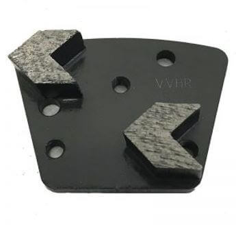 Diamond Trapezoid Bolt-On Double Arrow Segment (Hard Bond)