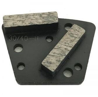 Diamond Trapezoid Bolt-On Double Bar Segment (Hard Bond)
