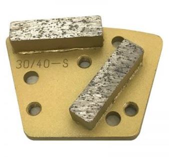 Diamond Trapezoid Bolt-On Double Bar Segment (Soft Bond)