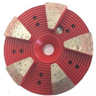 Grinding Plugs & Pucks: 5-Seg Metal Bond Puck (Medium Bond)