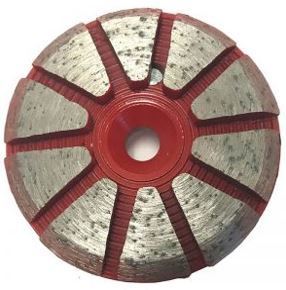Grinding Plugs & Pucks: 10-Seg Metal Bond Puck (Medium Bond)