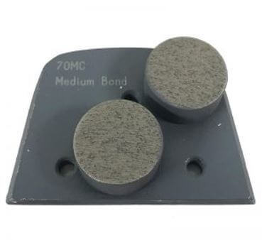 Alternative to Edco, Lavina, and Onfloor Parts: Slim Fit Double Round Button (Medium Bond)