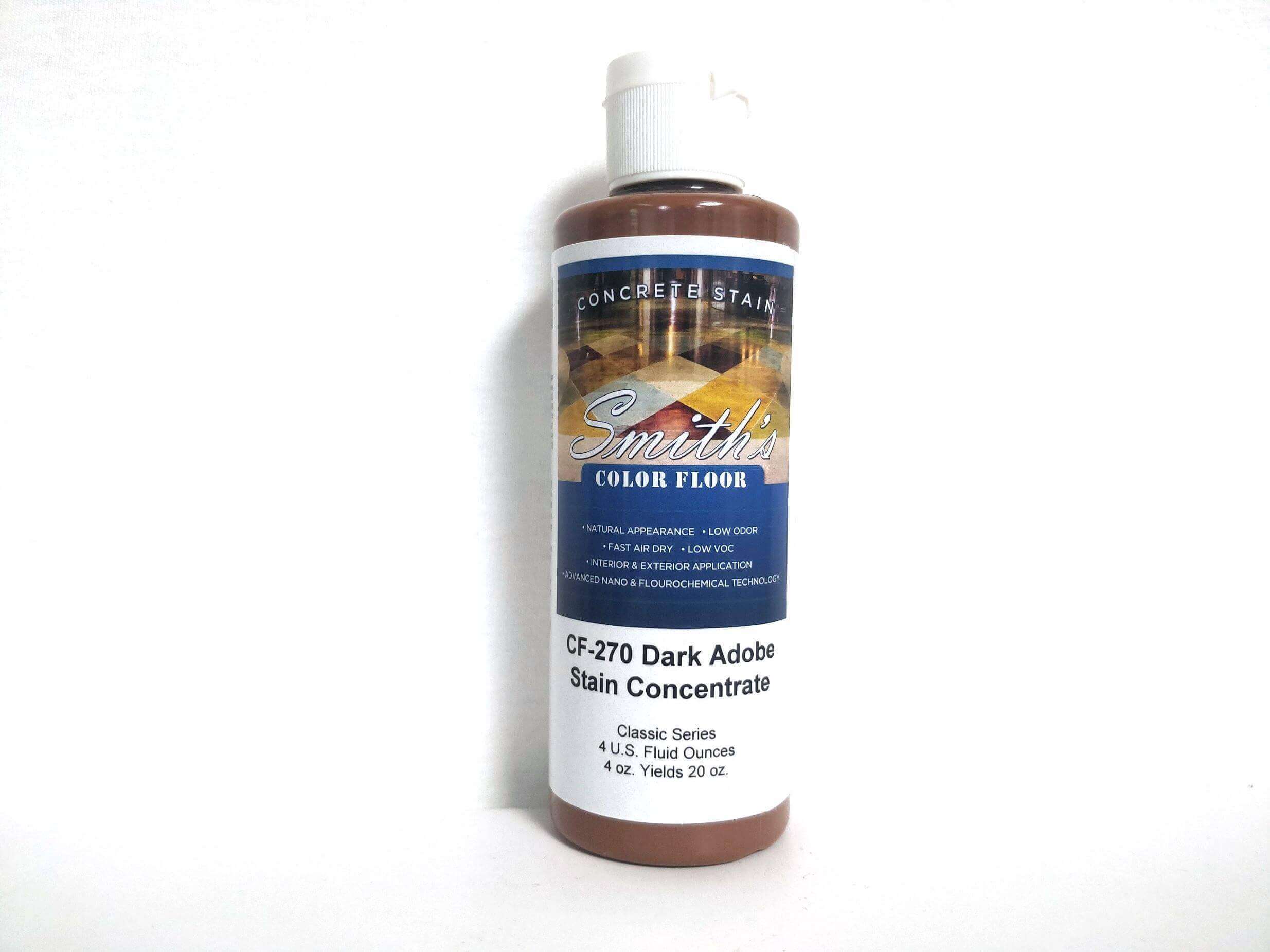 Colors for Concrete Stain: Dark Adobe (4 Oz)