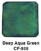 Swatch of Colors for Concrete Stain: Deep Aqua Green