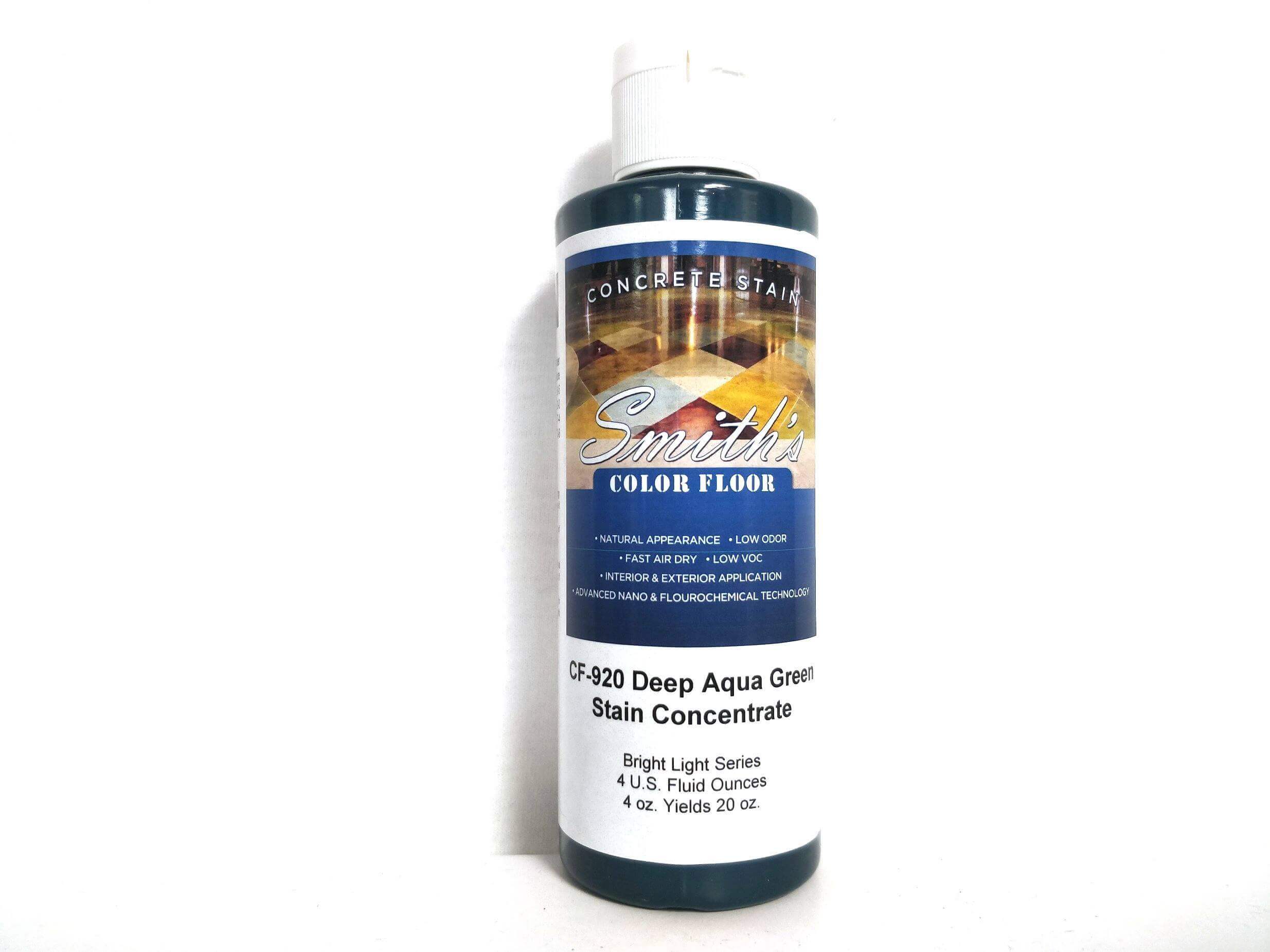 Colors for Concrete Stain: Deep Aqua Green
