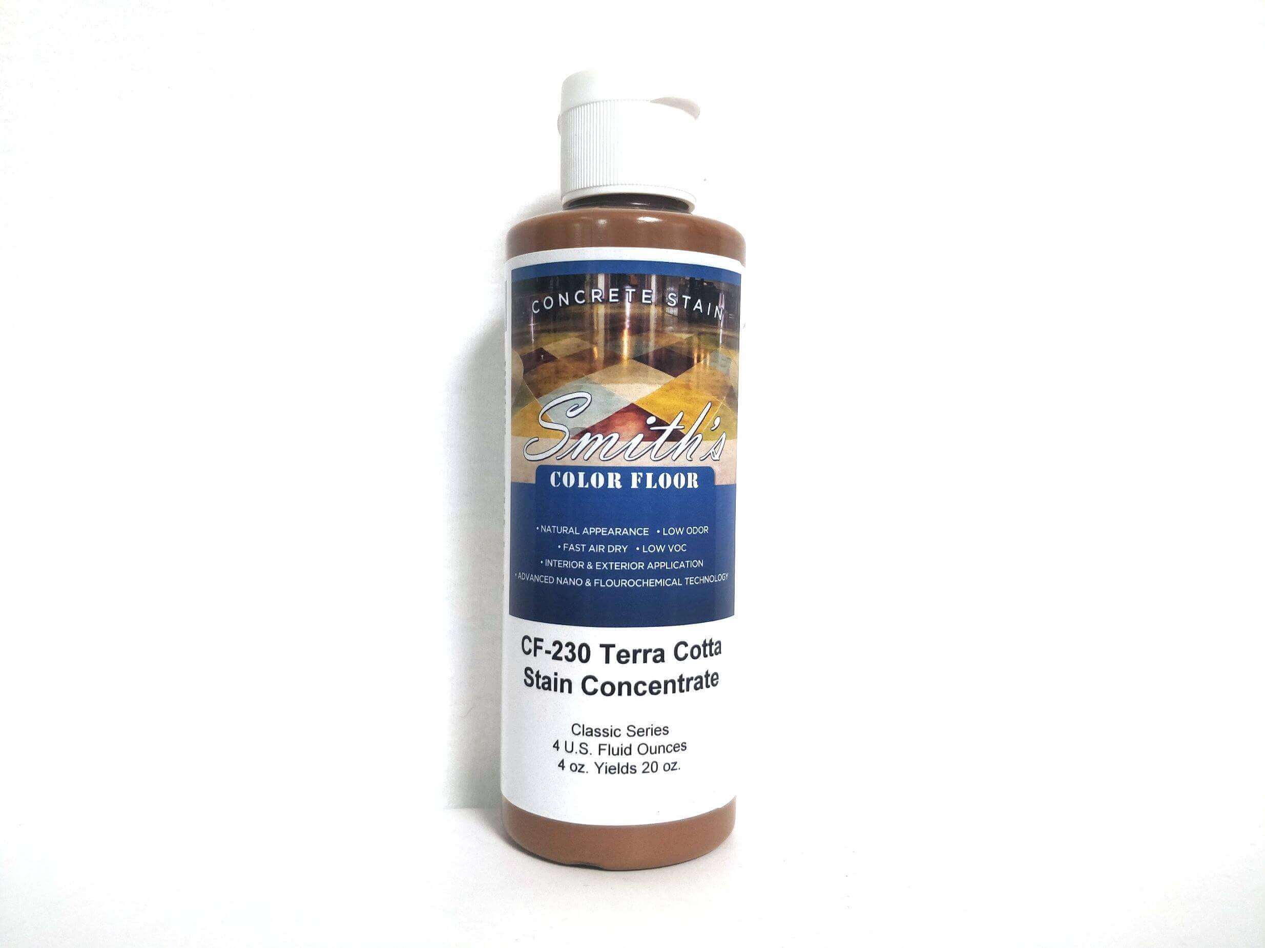Colors for Concrete Stain: Terra Cotta (4 Oz)