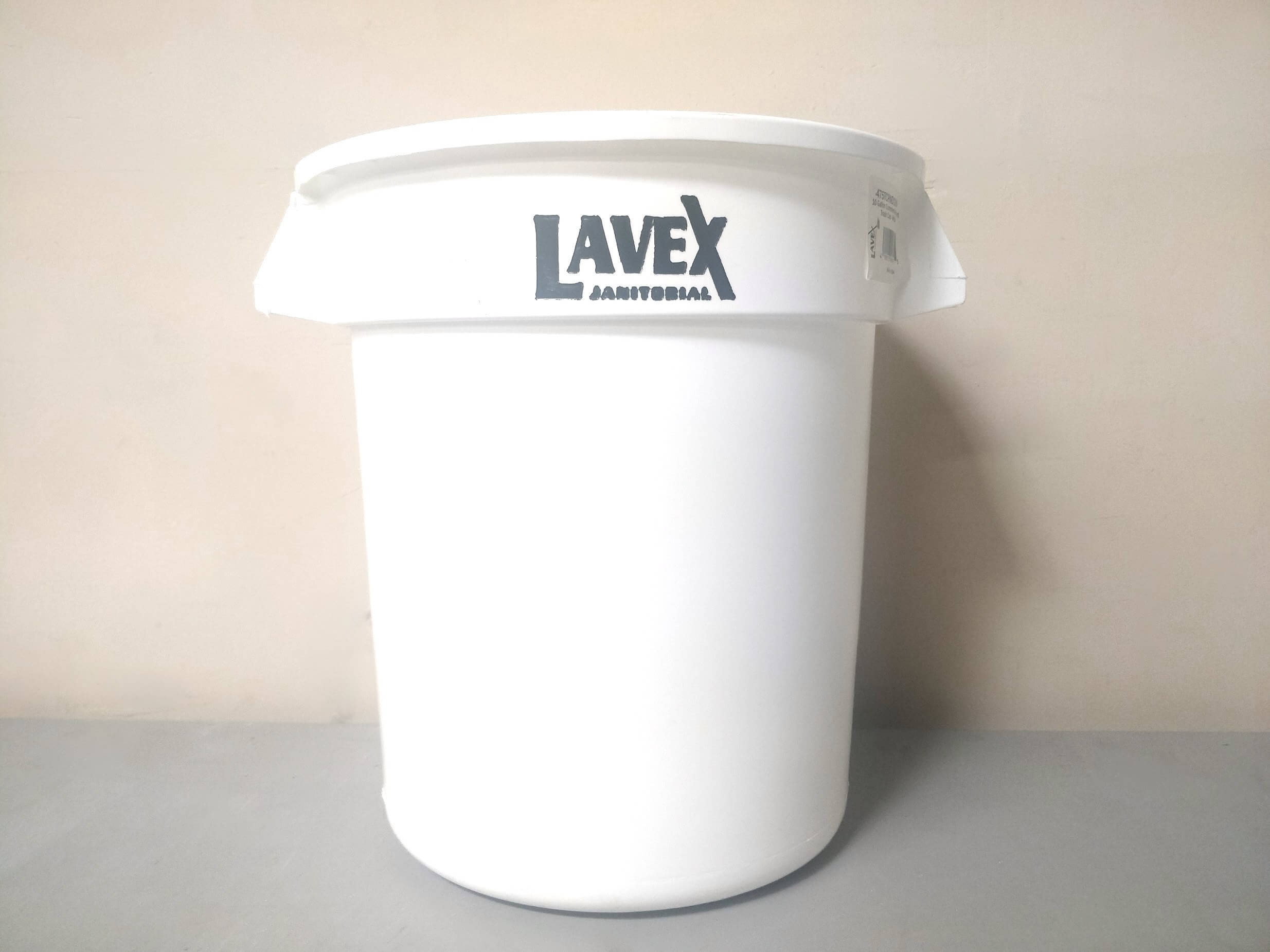 10 Gal White Lavex Bucket