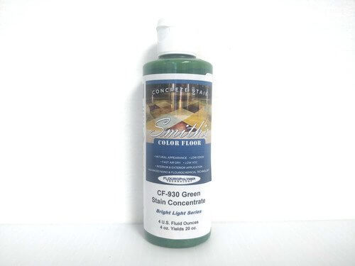 Colors for Concrete Stain: Green