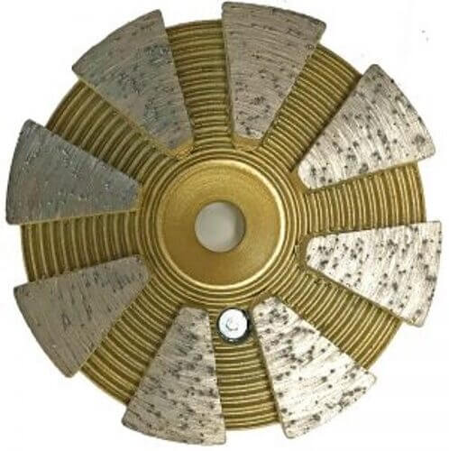 Grinding Plugs & Pucks: 8-Seg Metal Bond Non-Bevel Puck (Extreme Soft Bond)