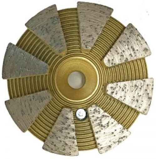 Grinding Plugs & Pucks: 8-Seg Metal Bond Non-Bevel Puck (Extreme Soft Bond)