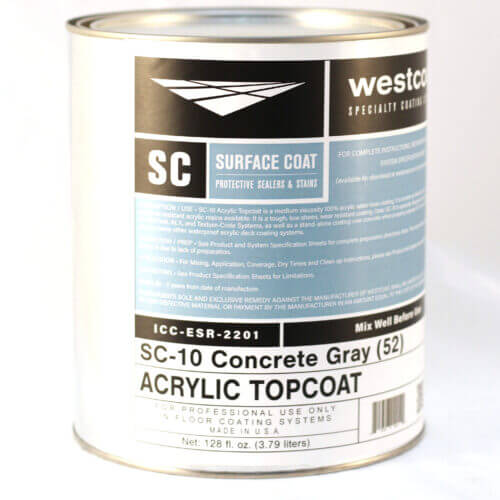 Westcoat Acrylic Topcoat (1 Gal)