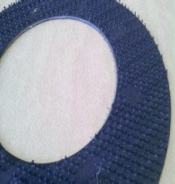 9" Stand Up Grinder Velcro Ring